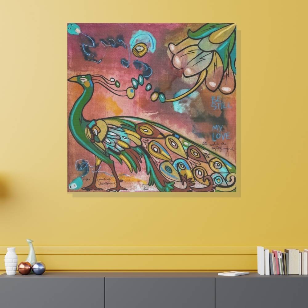 Be Still My Love - Lebo Brushed Aluminum Artbond